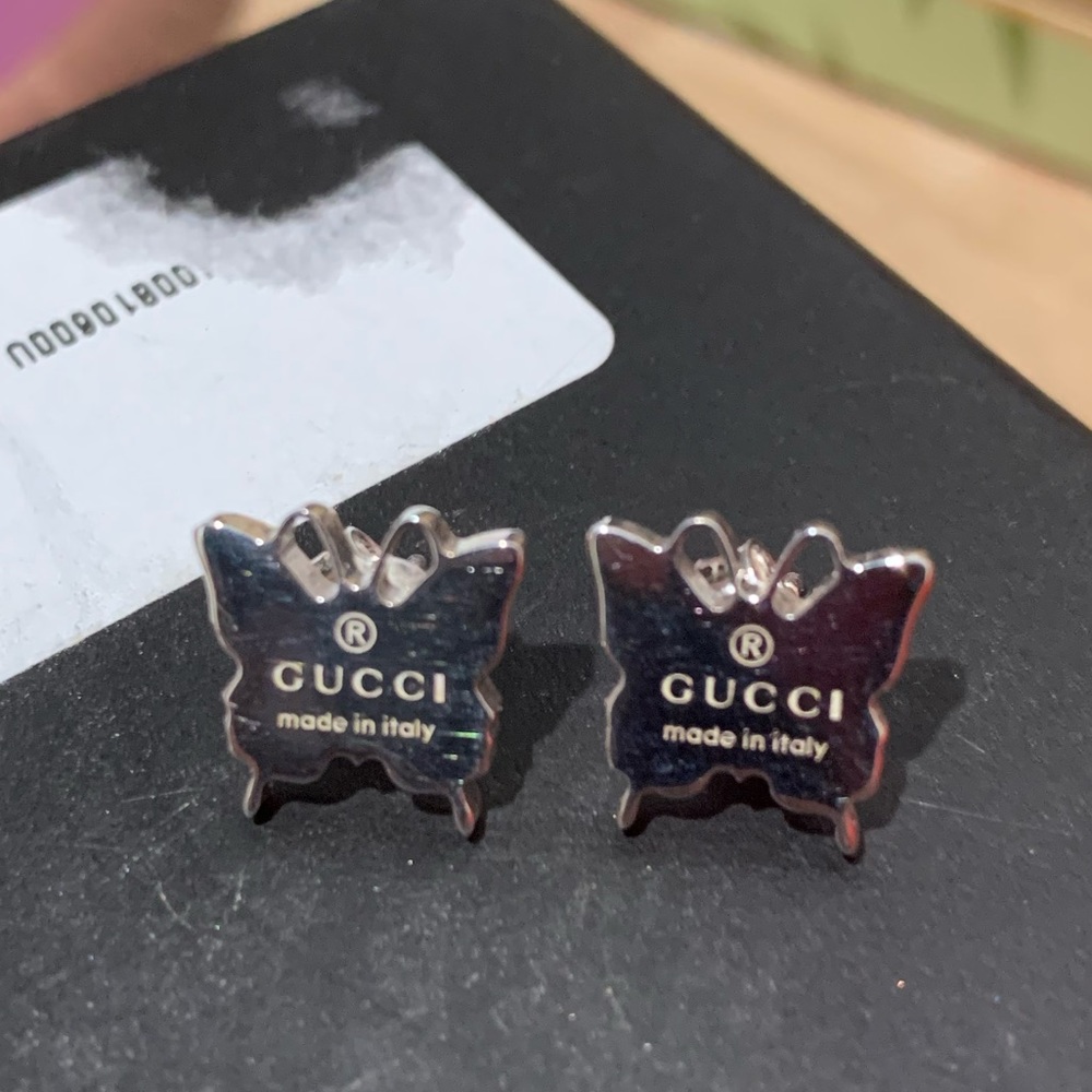 Authentic Gucci Butterfly Earrings
